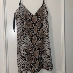 Superdown snake skin dress